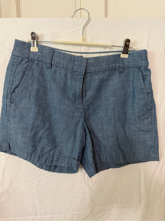J. Crew Pants - J. Crew Chambray Mid-Rise Blue Shorts
